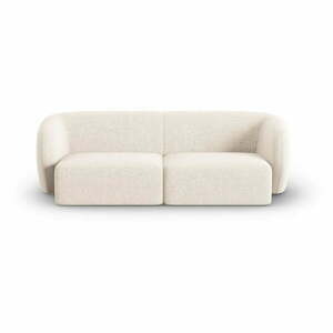 Beżowa sofa z tkaniny szenilowej 188 cm Paolo – Milo Casa obraz