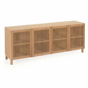 Niska komoda w dekorze dębu 180x72 cm Beyla – Kave Home obraz