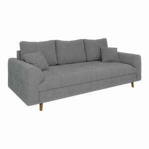 Szara sofa z materiału bouclé 210 cm Ariella – Ropez obraz
