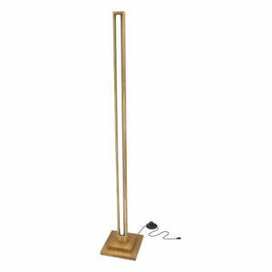 Naturalna lampa stojąca LED z metalowym kloszem (wys. 121 cm) Alset – Candellux Lighting obraz