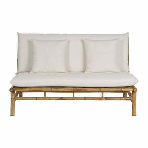 Biała sofa 135 cm Bamboo – Ixia obraz