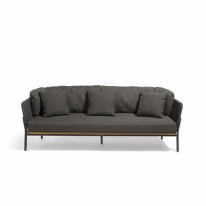 Ciemnoszara sofa ogrodowa Omer – Diphano obraz
