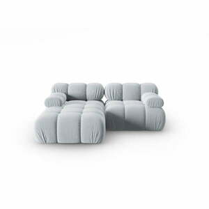 Jasnoniebieska aksamitna sofa 191 cm Bellis – Micadoni Home obraz