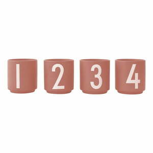 Porcelanowe świeczniki zestaw 4 szt. Mini – Design Letters obraz
