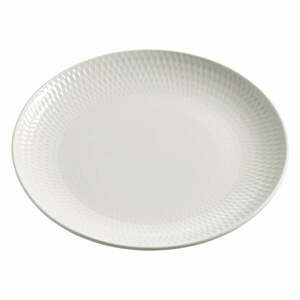 Biały porcelanowy talerz deserowy Maxwell & Williams Diamonds, ø 15 cm obraz