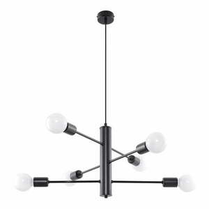 Czarna lampa wisząca Nice Lamps Donato 6 obraz