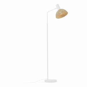 Lampa stojąca z rattanowym kloszem (wys. 157 cm) Damila – Kave Home obraz