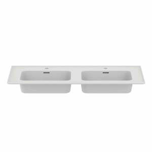 Biała ceramiczna umywalka podwójna 124x46 cm Strada II – Ideal Standard obraz