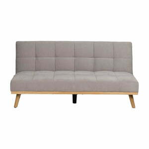Jasnoszara rozkładana sofa z tkaniny szenilowej 178 cm – Ixia obraz
