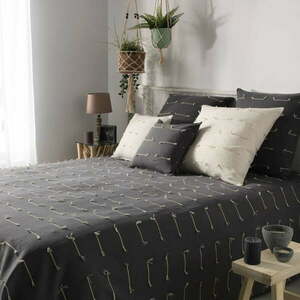Antracytowa narzuta 180x220 cm Fileo – douceur d'intérieur obraz