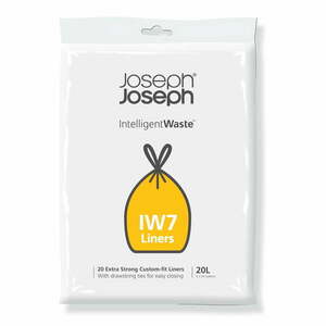 Worki na śmieci z taśmą zestaw 20 szt. 20 l IntelligentWaste IW7 – Joseph Joseph obraz