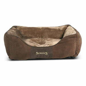 Brązowe pluszowe legowisko dla psa 50x60 cm Scruffs Chester M – Plaček Pet Products obraz