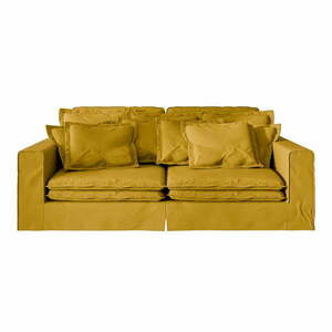 Żółta sofa 236 cm Nora – Ropez obraz