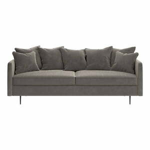 Beżowa aksamitna sofa Ghado Esme, 214 cm obraz