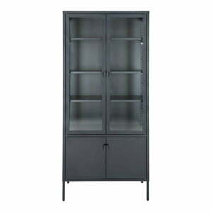 Czarna metalowa witryna 80x180 cm Brisbane – House Nordic obraz