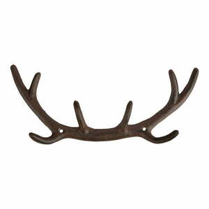 Brązowy metalowy wieszak ścienny Antlers – Esschert Design obraz