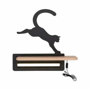 Czarna lampa dziecięca Cat – Candellux Lighting obraz