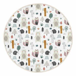 Biały dywan dziecięcy ø 80 cm Comfort – Mila Home obraz