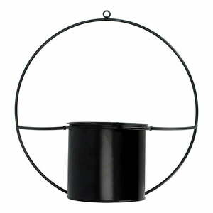 Czarny regulowany kwietnik z doniczką Esschert Design Planter obraz