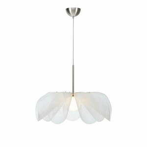 Biała lampa wisząca ze szklanym kloszem ø 75 cm Styrka – Markslöjd obraz
