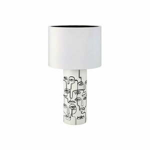 Biała lampa stołowa z nadrukiem Markslöjd Family, wys. 61, 5 cm obraz