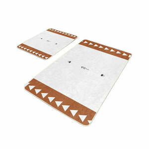 Białe dywaniki łazienkowe zestaw 2 szt. 60x100 cm – Mila Home obraz