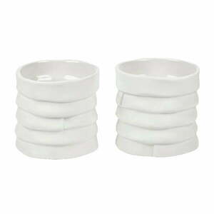 Porcelanowe świeczniki zestaw 2 szt. Ribbon – Mette Ditmer Denmark obraz