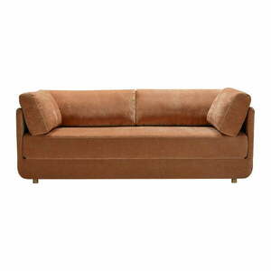 Pomarańczowa rozkładana sofa 214 cm Stiny – Sits obraz