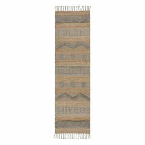 Jasnoszaro-naturalny chodnik 60x230 cm Medina – Flair Rugs obraz