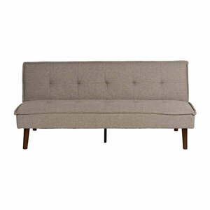 Szarobeżowa rozkładana sofa z tkaniny szenilowej 181 cm – Ixia obraz