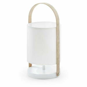 Biała lampa stołowa Kave Home Zayla obraz