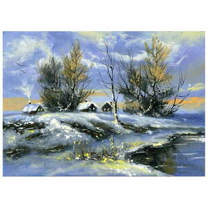Obraz 70x50 cm Winter – Wallity obraz