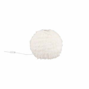 Kremowa lampa stołowa (wys. 24 cm) Furry – Trio obraz