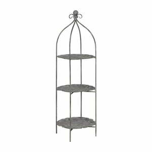 Szary metalowy regał 45x144x45 cm Mireille – Ixia obraz