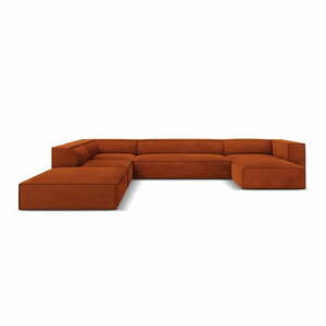 Pomarańczowy narożnik (lewostronny) Madame – Windsor & Co Sofas obraz