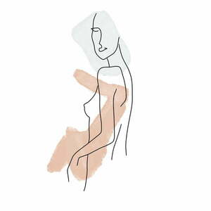 Plakat 29x41 cm Lady – Veronika Boulová obraz