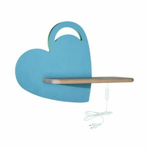 Niebieska lampa dziecięca Heart – Candellux Lighting obraz
