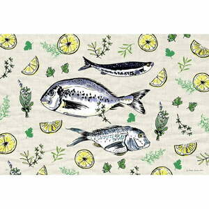 Plastikowa mata stołowa 43x29 cm Fischliebe – IHR obraz