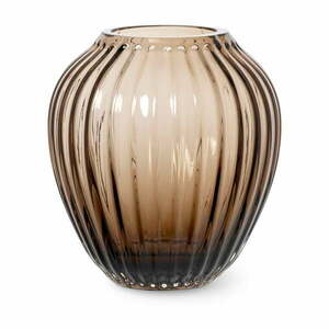 Brązowy szklany wazon Kähler Design Hammershøi, wys. 14 cm obraz