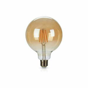 Żarówka z przydymionego szkła Markslöjd Filament, ⌀ 12, 5 cm obraz