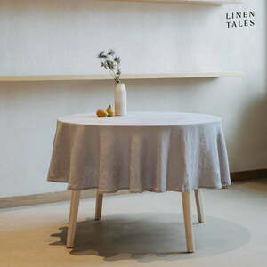 Lniany obrus ø 230 cm – Linen Tales obraz