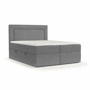 Szare łóżko boxspring ze schowkiem 180x200 cm Imagine – Maison de Rêve obraz