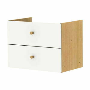 Biały element regału modułowego 43x33 cm Z Cube – Tenzo obraz