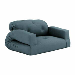 Sofa rozkładana z niebieskim obiciem Karup Design Hippo Petrol Blue obraz