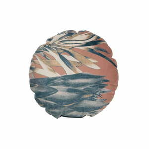 Poduszka BePureHome Velvet Melon, ø 45 cm obraz