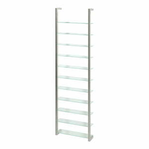 Metalowa półka w kolorze srebra 46 cm Cubic – Spinder Design obraz