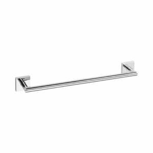 Mosiężny uchwyt na ręczniki w kolorze srebra Sapho X-Square, szer. 50 cm obraz