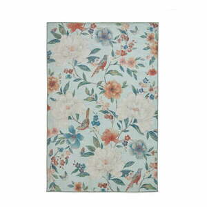 Niebieski dywan odpowiedni do prania 152x230 cm Pipa Floral – Catherine Lansfield obraz