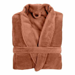 Brązowy pluszowy szlafrok Tiseco Home Studio Cozy, L/XL obraz