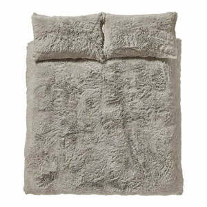 Brązowa pościel dwuosobowa z mikropluszu 230x220 cm Cuddly – Catherine Lansfield obraz